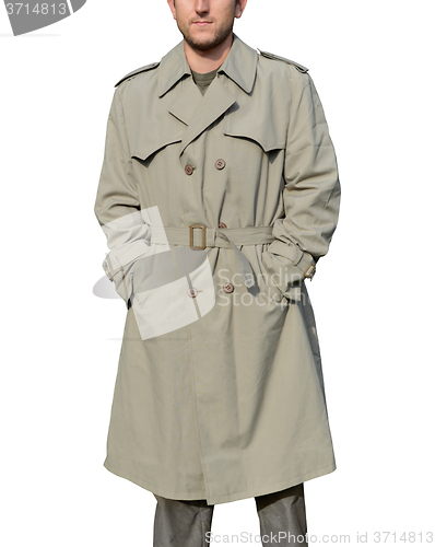 Image of Male trench coat