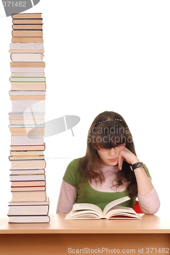 Image of Girl and Books