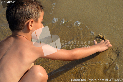 Image of Drawing in the sand