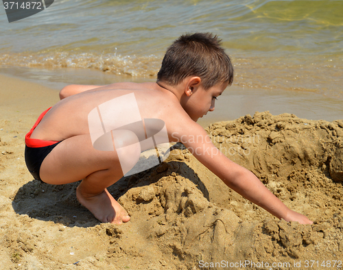 Image of Boy on the beach