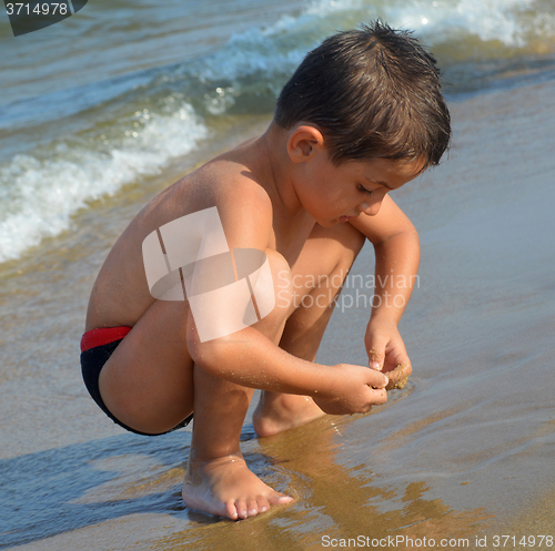 Image of Boy on the beach