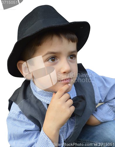 Image of Thoughtful child