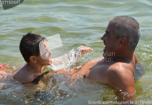 Image of Father and son