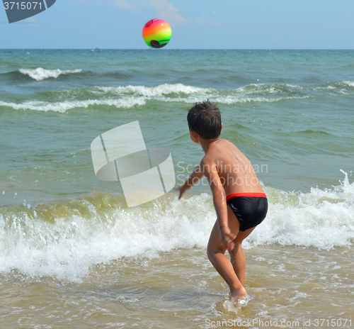 Image of Boy on the beach