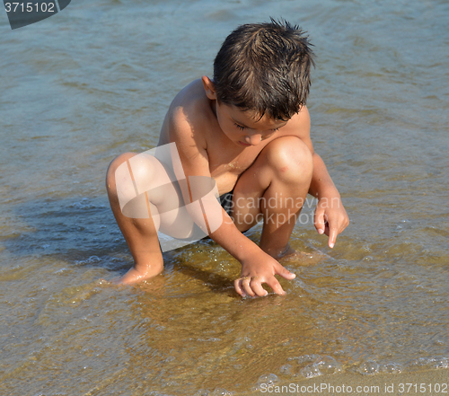 Image of Boy on the beach