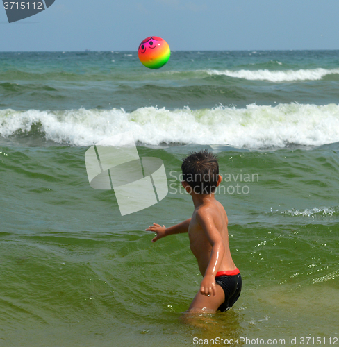 Image of Boy on the beach