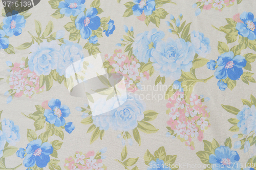 Image of Background with fabric flowers