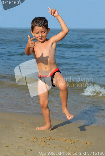 Image of Boy on the beach