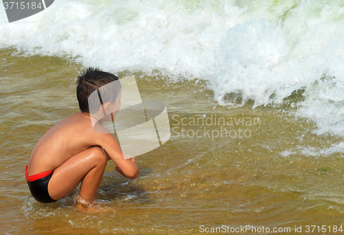 Image of Boy on the beach