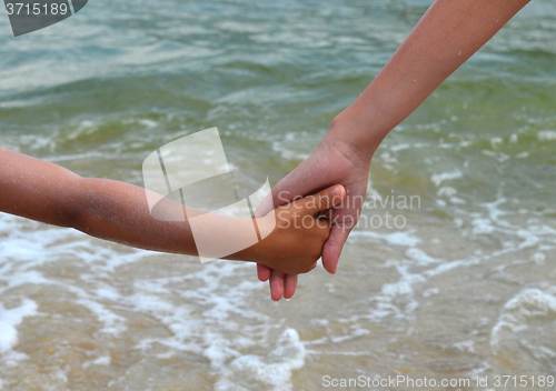 Image of Mother and son