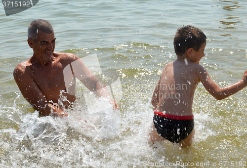 Image of Father and son