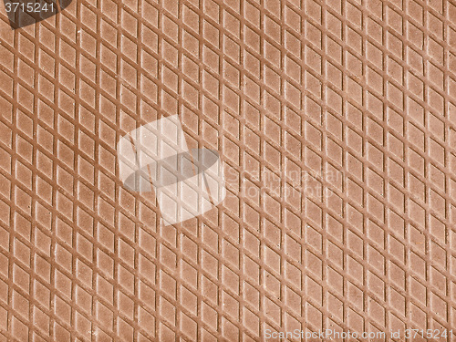 Image of Retro looking Brown diamond steel background