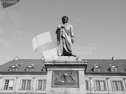 Image of Schiller statue, Stuttgart