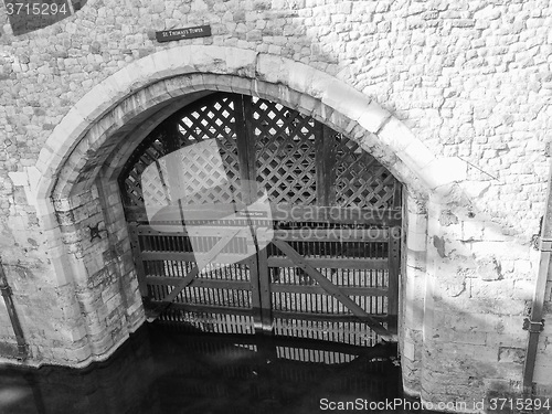 Image of Black and white Tower of London