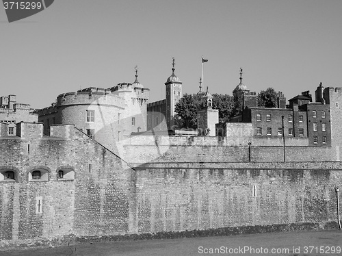 Image of Black and white Tower of London