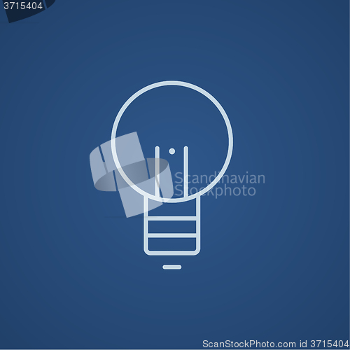 Image of Lightbulb line icon.