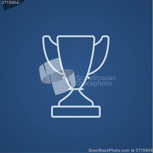 Image of Trophy line icon.