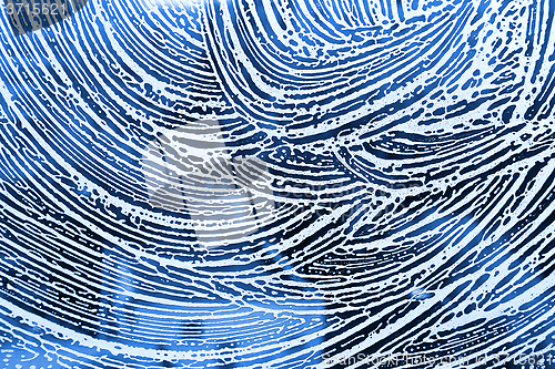 Image of Foam abstract pattern