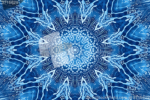 Image of Blue foam pattern