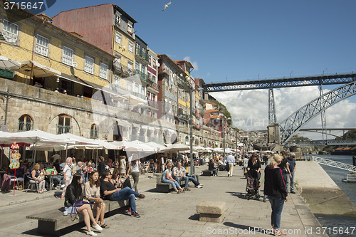 Image of EUROPE PORTUGAL PORTO RIBEIRA OLD TOWN DOURO RIVER