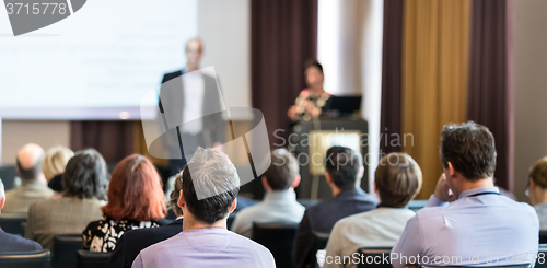 Image of Audience in the lecture hall.