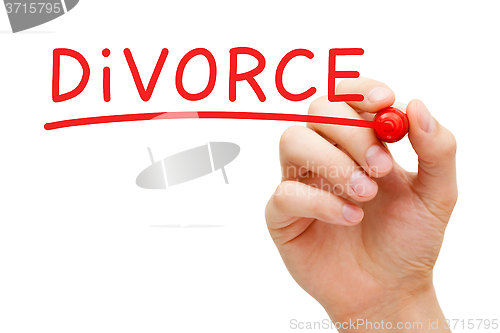 Image of Divorce Red Marker