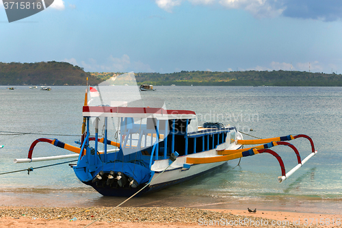 Image of catamaran boat, Bali Indonesia