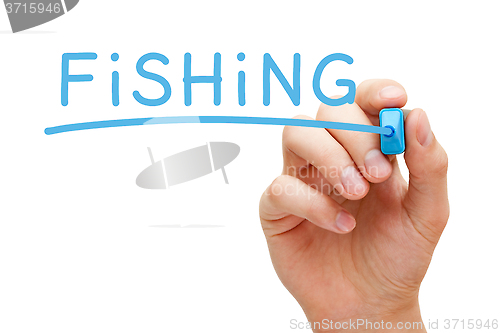 Image of Fishing Blue Marker