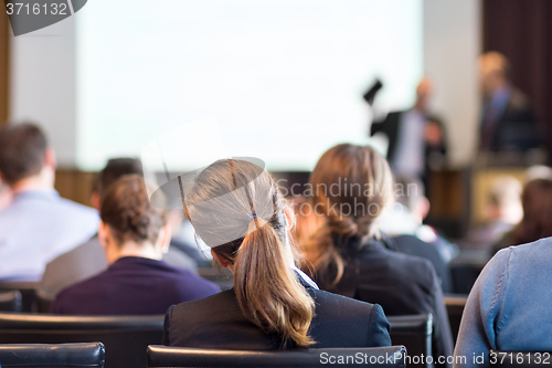 Image of Audience in the lecture hall.