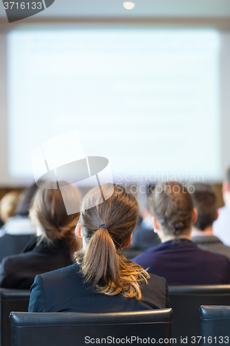 Image of Audience in the lecture hall.