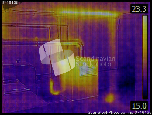 Image of Heat Dissipation Thermal Image