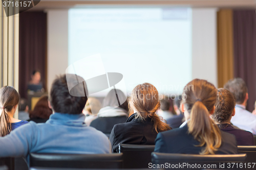 Image of Audience in the lecture hall.