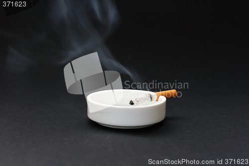 Image of Lit cigarette