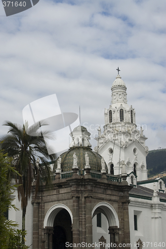 Image of cathedral and church of el sagrario quito ecuador