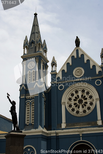 Image of iglesia recolecta on plaza franch lima peru