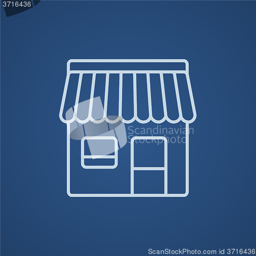 Image of Shop line icon.