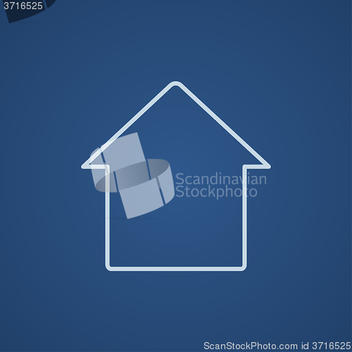 Image of House line icon.
