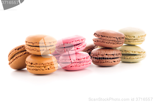 Image of Colorful French Macarons