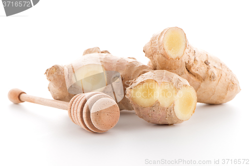 Image of Ginger root and drizzler