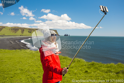 Image of A selfie in Iceland