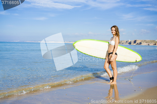 Image of Surfer girl