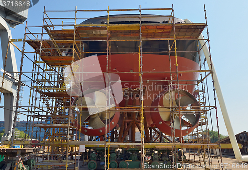 Image of Ship building