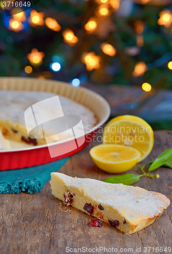 Image of Delicious cranberry tart