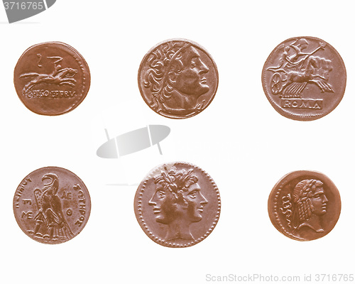 Image of  Ancient coins vintage