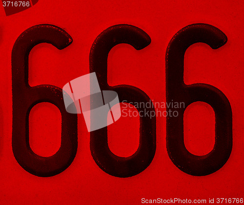 Image of Number 666
