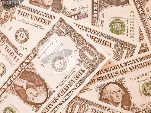 Image of  Dollar notes 1 Dollar vintage