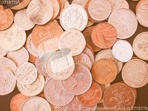 Image of  UK Pound coin vintage