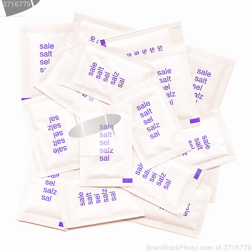 Image of Retro looking Salt bags