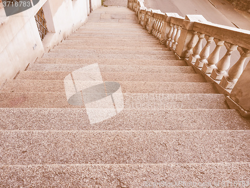 Image of  Stairway steps vintage