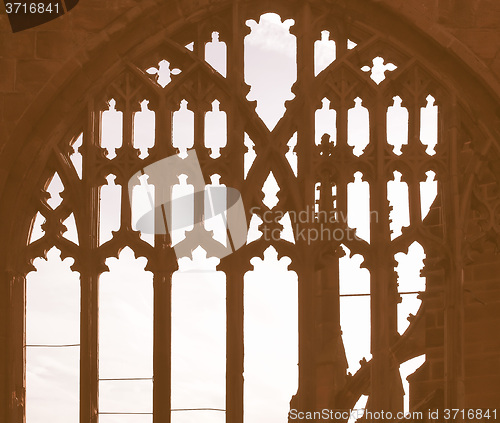 Image of  Ancient gothic window vintage